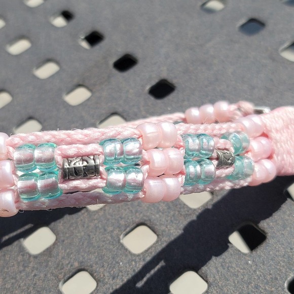 Custom Handmade Beaded Bling Dog Collar - Picture 3 of 3